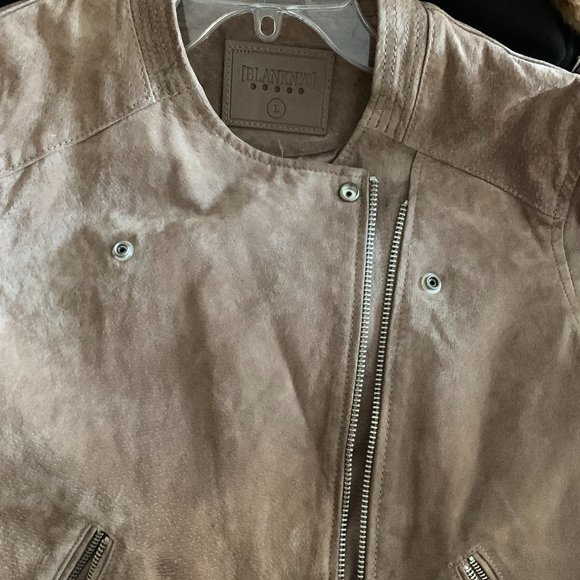 Blank NYC Suede Leather Jacket Size Large - Picture 4 of 10